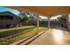 Covered patio overlooking a large backyard, perfect for outdoor entertaining and relaxation at 2281 E Saratoga St, Gilbert, AZ 85296