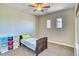 Bedroom with carpet flooring, closet and natural light at 26703 N 90Th Dr, Peoria, AZ 85383
