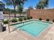 Community spa, with seating and a safety fence, great for relaxation and enjoying the outdoors at 2754 S Apache Dr, Chandler, AZ 85286