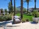 Comfortable outdoor seating area surrounded by lush greenery, providing a serene and relaxing atmosphere at 2754 S Apache Dr, Chandler, AZ 85286
