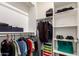 Well-organized walk-in closet with shelving and hanging storage at 286 E Raleigh Dr, Chandler, AZ 85286