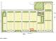 Site map showing community layout, lot locations, amenities, and landscaping details at 286 E Raleigh Dr, Chandler, AZ 85286