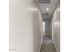 Neutral hallway with carpeted flooring leads to bedrooms and bathrooms at 322 N 78Th Pl, Mesa, AZ 85207