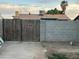 View of the backyard and gate at 3229 W Cholla St, Phoenix, AZ 85029