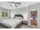 Neutral primary bedroom featuring carpet, a walk-in closet, and natural light at 3935 E Rough Rider Rd # 1039, Phoenix, AZ 85050