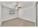 Bedroom with neutral carpet, window for natural light and ceiling fan at 4599 N 17Th Ave, Phoenix, AZ 85015