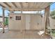 Covered patio with concrete flooring and storage shed at 4599 N 17Th Ave, Phoenix, AZ 85015