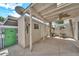 Covered patio with concrete flooring and storage shed at 4599 N 17Th Ave, Phoenix, AZ 85015