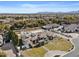 Beautiful aerial view showcases expansive property with sparkling pool and landscaping at 5827 S Marin Ct, Gilbert, AZ 85298