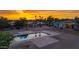 A beautiful pool area with a nice patio at 6231 E Desert Cove Ave, Scottsdale, AZ 85254