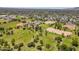 Aerial view showcases neighborhood park featuring open play spaces, baseball fields and mature landscaping at 6231 E Desert Cove Ave, Scottsdale, AZ 85254
