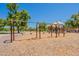 Playground features swings and play structure providing various play options for  at 6231 E Desert Cove Ave, Scottsdale, AZ 85254
