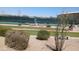 Bocce ball court with desert landscaping and shaded benches at 7094 E Palo Brea Dr, Gold Canyon, AZ 85118