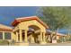 Exterior view of the community clubhouse with desert landscaping at 7094 E Palo Brea Dr, Gold Canyon, AZ 85118