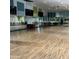 Community dance studio with sprung wood floors, mirrored walls, and ceiling fans at 7094 E Palo Brea Dr, Gold Canyon, AZ 85118