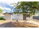 The home's backyard includes a private space and patio area at 8132 E 3Rd Ave, Mesa, AZ 85208