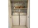 Laundry room with side by side washer and dryer and lots of extra storage space at 9451 E Becker Ln # 1051, Scottsdale, AZ 85260