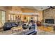 Clubhouse lounge with fireplace, bar, seating, and gathering spaces for community members at 9451 E Becker Ln # 1051, Scottsdale, AZ 85260