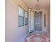 Cozy front porch with decorative tile flooring and a charming pendant light at 10536 W Villa Hermosa --, Peoria, AZ 85383