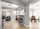 Open floor plan showcasing the living room and dining area, connected by a cozy breakfast bar at 1134 W 2Nd St, Mesa, AZ 85201
