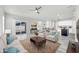 Bright, open-concept living room featuring stylish decor and plenty of natural light at 14178 S Diablo Rd, Arizona City, AZ 85123