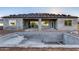 Pool under construction showcasing modern design, situated in a spacious backyard ready for landscaping at 14687 N 73Rd Dr, Peoria, AZ 85381