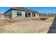 View of the backyard, featuring a newly installed pool and a stucco finished exterior at 14687 N 73Rd Dr, Peoria, AZ 85381