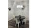Inviting dining area featuring a modern chandelier and stylish decor, perfect for enjoying meals at 1601 N Saba St # 255, Chandler, AZ 85225