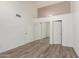 Primary bedroom with vaulted ceilings, mirrored closet doors, and neutral decor at 1836 N Stapley Dr # 191, Mesa, AZ 85203