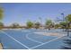 Community basketball court featuring benches and lighting at 29474 W Columbus Ave, Buckeye, AZ 85396