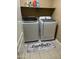 Functional laundry room equipped with modern washer and dryer units at 29474 W Columbus Ave, Buckeye, AZ 85396