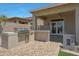 Built-in outdoor kitchen featuring a stainless steel grill and ample counter space for entertaining at 30308 W Whitton Ave, Buckeye, AZ 85396