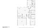 Detailed floor plan showcasing the layout of the home including the primary bedroom, kitchen, and living spaces at 4241 E Andre Ave, Gilbert, AZ 85298