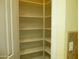 Spacious walk-in pantry features ample shelving for organized storage solutions at 6687 S Banning St, Gilbert, AZ 85298