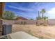 Spacious backyard with block wall and desert landscaping, offering privacy and potential at 863 S Del Rancho --, Mesa, AZ 85208