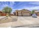Inviting single-story home featuring a two-car garage, neutral stucco, and low maintenance desert landscaping at 863 S Del Rancho --, Mesa, AZ 85208