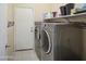 Well-organized laundry room with front loading washer and dryer at 863 S Del Rancho --, Mesa, AZ 85208