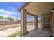 Covered patio provides an outdoor living space with access to the backyard at 863 S Del Rancho --, Mesa, AZ 85208