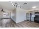 Bright living room featuring a neutral color palette and modern lighting at 2018 W Western Dr, Chandler, AZ 85224