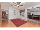 Charming dining room featuring hardwood floors and direct sightlines to other rooms at 215 N Power Rd # 33, Mesa, AZ 85205