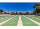 Multiple outdoor shuffleboard courts offer a fun activity in this community at 215 N Power Rd # 33, Mesa, AZ 85205