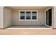 Covered back patio features ample space and direct access to backyard at 2640 W Stanton Ave, Apache Junction, AZ 85120