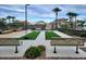 Bocce ball court with benches for relaxing and spectating at 3279 W Molino Rd, San Tan Valley, AZ 85144