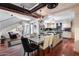 Open dining and kitchen area with modern chairs and island perfect for entertaining guests at 4242 N 44Th St, Phoenix, AZ 85018