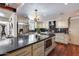 Spacious kitchen features a large center island, stainless steel appliances, and modern finishes at 4242 N 44Th St, Phoenix, AZ 85018
