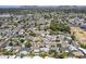 Aerial view showcasing the neighborhood's layout, landscaping, and proximity to community amenities at 6121 N 11Th St, Phoenix, AZ 85014