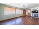 Bright living room offering hardwood floors, large windows, and an inviting open layout perfect for entertaining at 6121 N 11Th St, Phoenix, AZ 85014