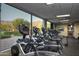 Bright fitness center equipped with modern exercise machines and stunning mountain views at 7751 E Golden Eagle Cir, Gold Canyon, AZ 85118