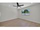 Bright bedroom features recessed lighting, ceiling fan, and hardwood floors at 8525 E Vía De Los Libros --, Scottsdale, AZ 85258