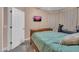 Relaxing bedroom with neutral walls, tv, and golf equipment visible at 10613 E Knowles Ave, Mesa, AZ 85209
